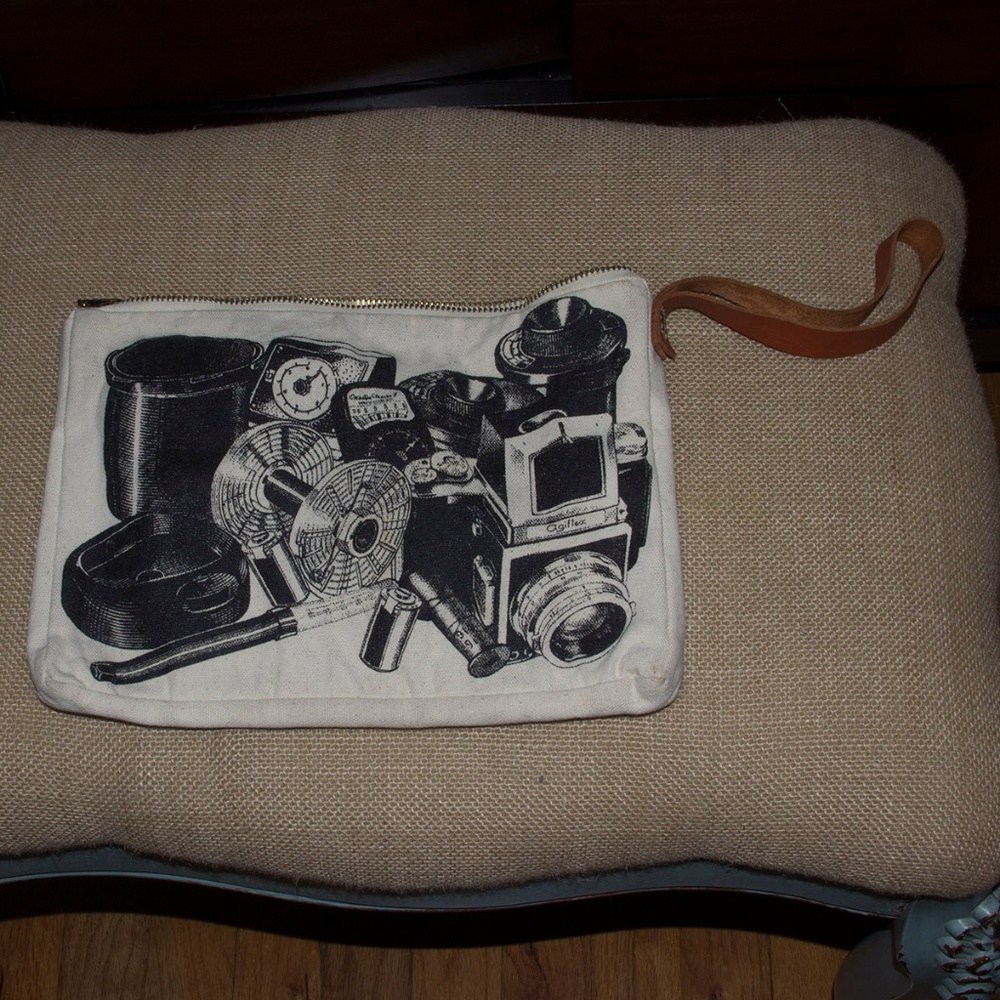 Large camera print clutch
